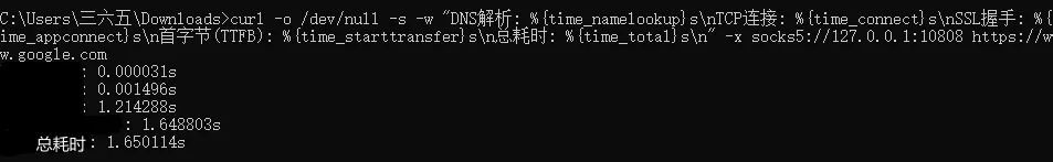 测试结果:速度完美